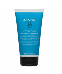 Apivita Moisturizing Conditioner for All Hair Types with Hyaluronic Acid & Aloe 150ml