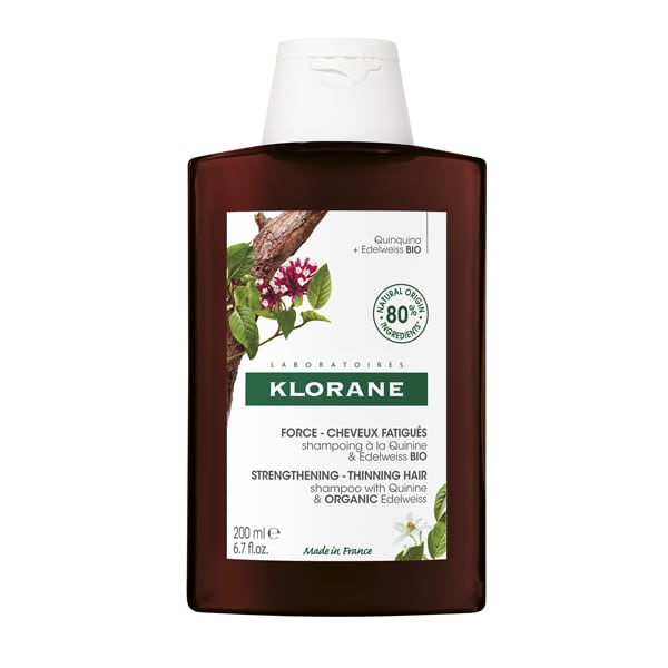 Klorane Strengthening & Revitalizing Shampoo with Quinine & Organic Edelweiss 200ml