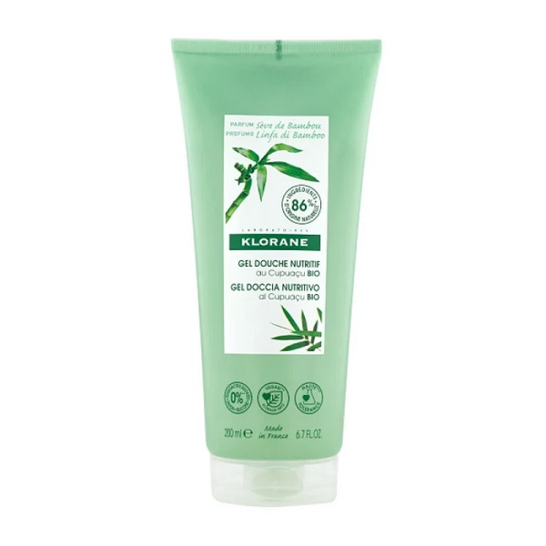 Klorane Bamboo Sap Shower Gel with Cupuacu Butter 200ml