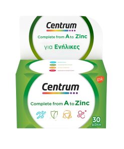 Centrum A to Zinc 30tabs