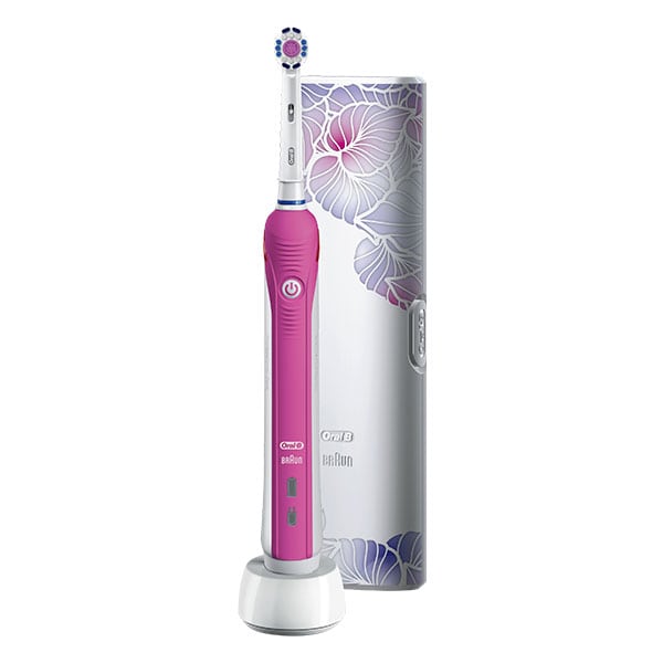 Uitsteken melk wit Communisme Oral-B Pro 2 2500 Pink Electric Rechargeable Toothbrush Design Edition &  Exclusive Travel Case | Foto Pharmacy