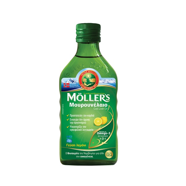 Moller's Cod Liver Oil Lemon Flavor 250ml