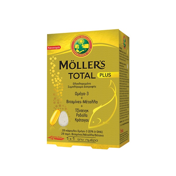 Moller’s Total Plus 28tabs & 28caps