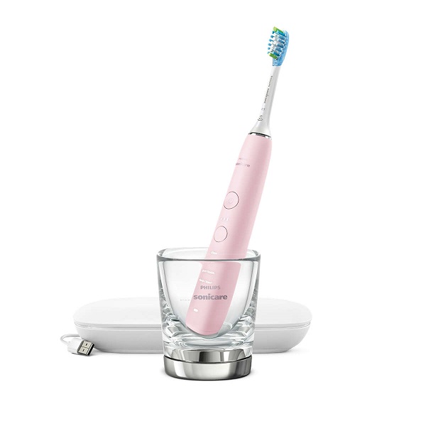 Philips Sonicare DiamondClean 9000 Pink Electric Toothbrush (HX9911/29)