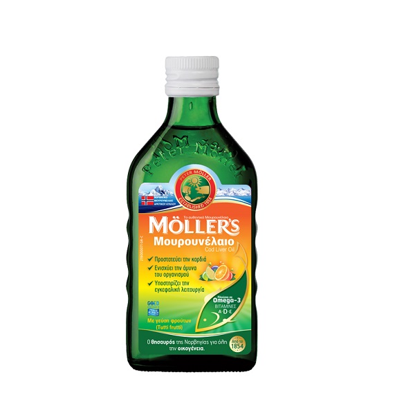 Moller's Cod Liver Oil Tutti Frutti Flavor 250ml