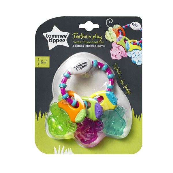 1 Pc Baby Teething Ring Water Filled Teether Chewing Toy BPA Free Soothing  Gums