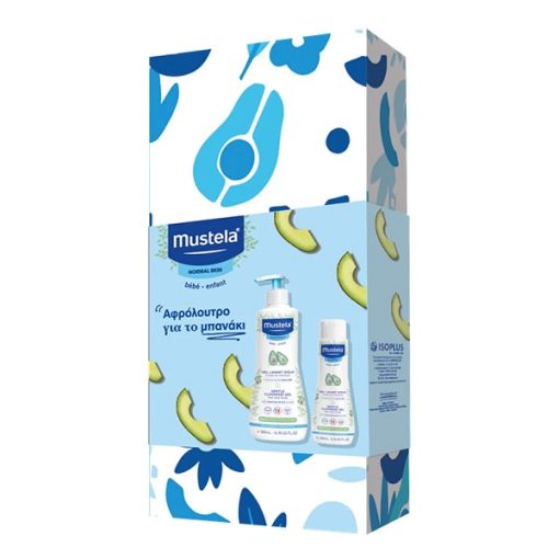 Mustela Gentle Cleansing Gel with Avocado 500ml & 200ml Free Product