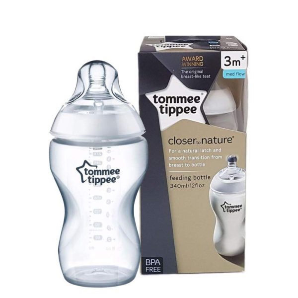 Tommee Tippee Closer to Nature Baby Bottle (3m+) 340ml
