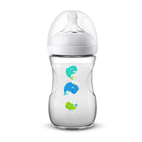 Avent Plastic Baby Bottle (1m+) 260ml | Foto Pharmacy