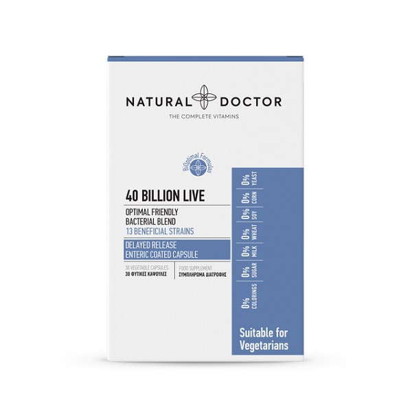 Natural Doctor Probiotics 40 Billion 30 Capsules