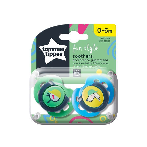 Tommee Tippee Sucettes Fun, Forme Orthodontique …