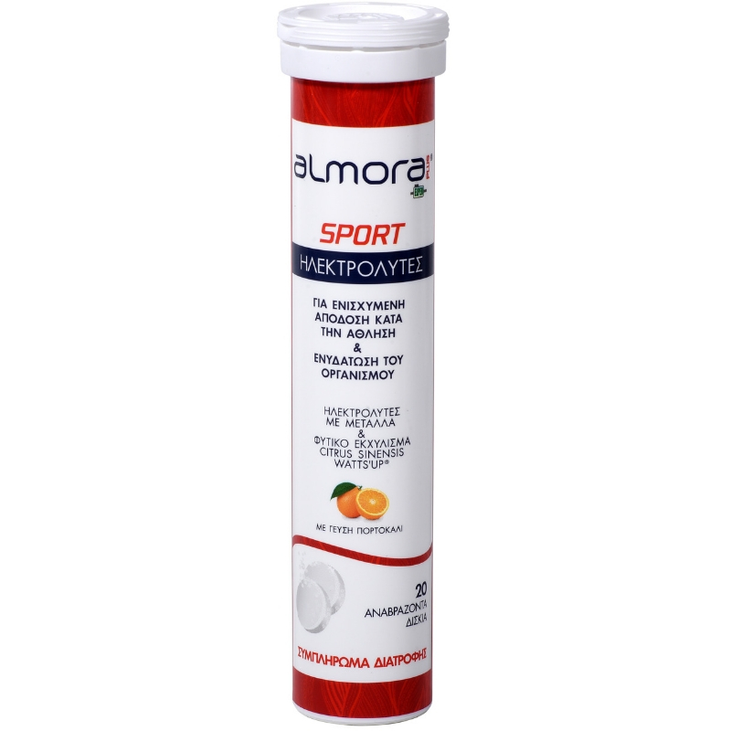 Almora Plus Sport - Orange Flavor 20eff.tabs