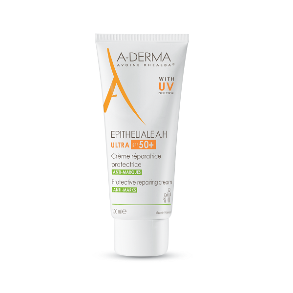A-Derma Epitheliale A.H. Ultra SPF50+ Repairing Protective Cream for Anti-Marks 100ml