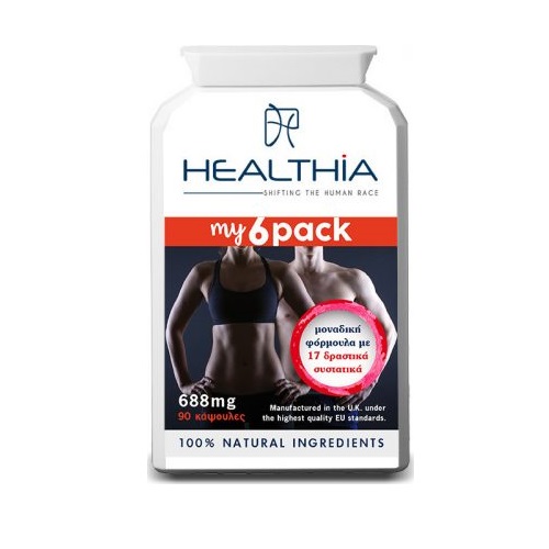 Healthia My 6 Pack Dietary Supplement 688mg 90caps