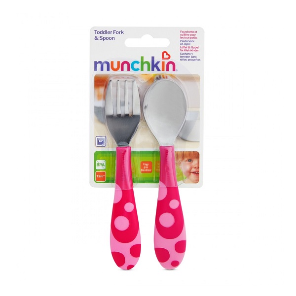 Munchkin Toddler Fork & Spoon 2pcs
