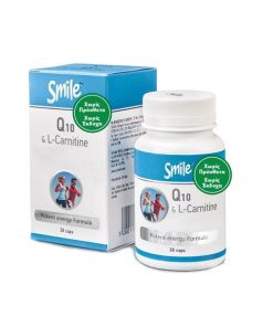 AM Health Smile Coenzyme Q-10 & L-Carnitine 30caps