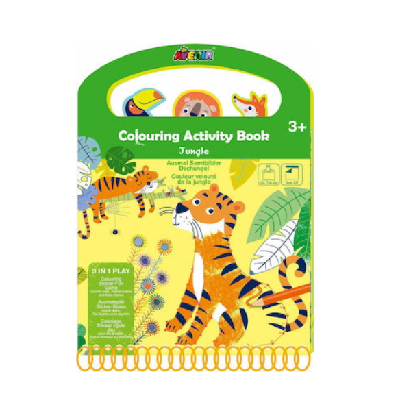 Avenir Colouring Activity Book Jungle