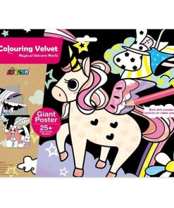 Avenir Colouring Velvet Unicorn