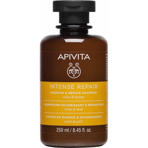 Apivita Intense Repair Shampoo with Olive & Honey 250ml