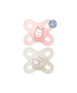 MAM Start 125S Silicone Pacifier Girl (0-2m) 2pcs