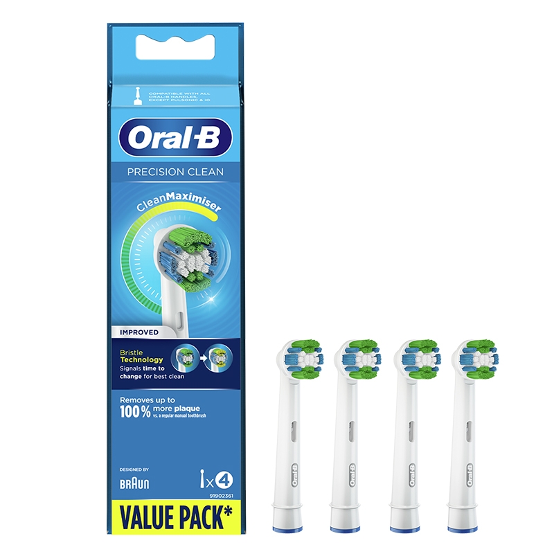 Oral-B Precision Clean Replacement Toothbrush Heads 4pcs Foto Pharmacy