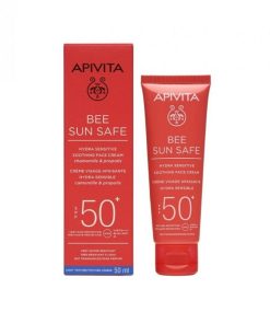 Apivita Bee Sun Safe SPF50+ Hydra Sensitive Soothing Face Cream 50ml