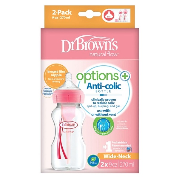 270ml Dr brown's options twin pack 