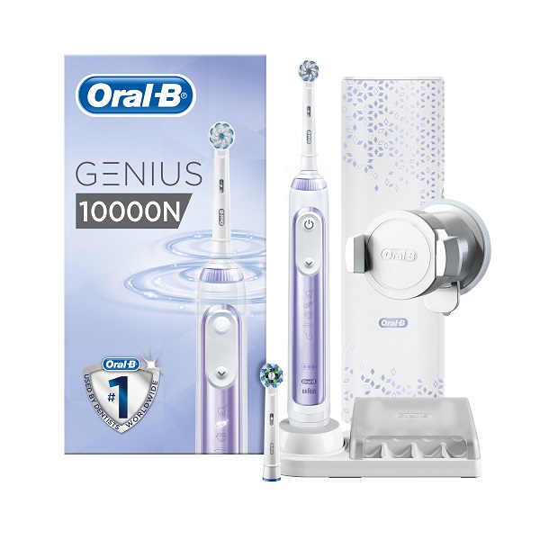 advies spons tent Oral-B Genius 10000N Orchid Purple Electric Toothbrush | Foto Pharmacy