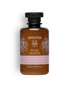 Apivita Rose Pepper Shower Gel 250ml