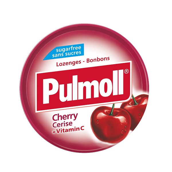 Pulmoll Lozenges with Vitamin C - Cherry & Cinnamon Flavor 45gr
