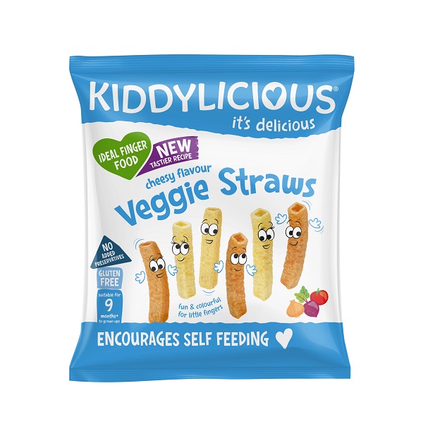 Kiddylicious Veggie Straws (9m+) Cheesy Flavour 12gr