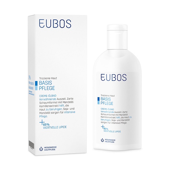 Eubos Basic Care Cream Bath Oil 200ml 4021354032017