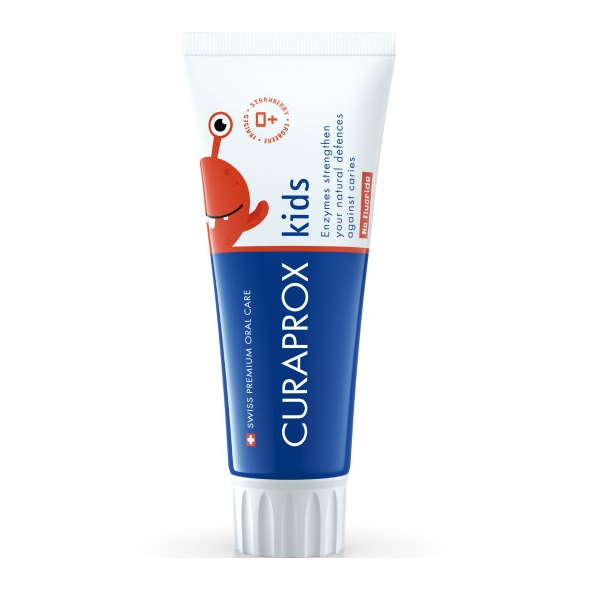 Curaprox Kids Toothpaste Strawberry Zero Fluoride 60ml