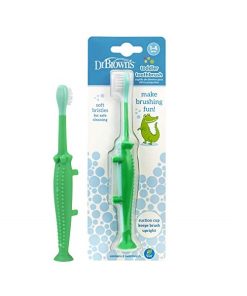 Dr. Brown’s Infant-to-Toddler Toothbrush (0-3Y) Green Crocodile