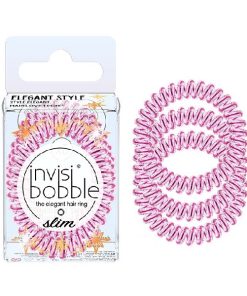 INVISIBOBBLE HAIR RINGS LA VIE EN ROSE SLIM SPIRAL 3 ΛΕΠΤΑ ΡΟΖ ΣΠΙΡΑΛ ΜΑΛΛΙΩΝ