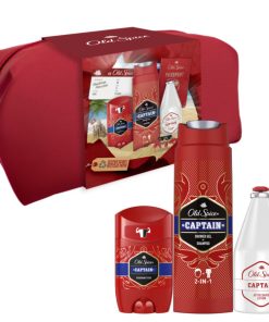 Old Spice Captain Wash Bag Gift Set for Men