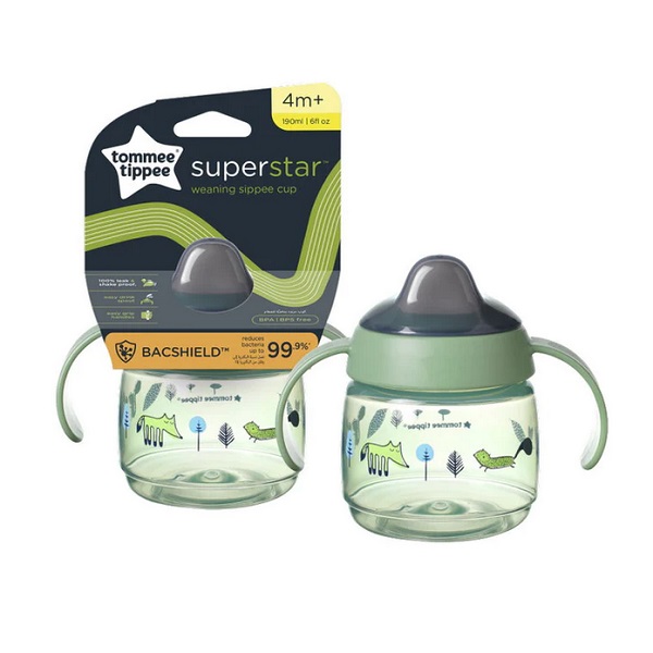 Superstar Sippee Weaning Cup Green