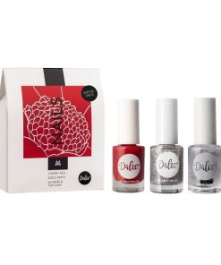 Sweet Dalee Gift Away Nails 2in1 Base & Top Coat, Cherry Red & Disco Party