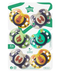 Tommee Tippee Fun Style Orthodontic Soother (18-36m) - Boy 6 pcs