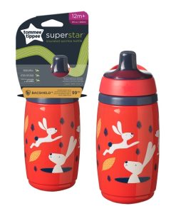 Tommee Tippee Superstar Sportee Insulated Water Bottle Red 266ml