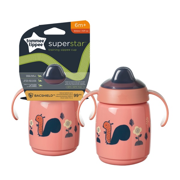 Tommee Tippee Superstar Training Sippee Cup Pink 300ml