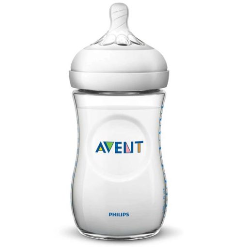 Philips Avent Natural Πλαστικό Μπιμπερό SCF033/17 260ml