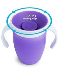 Munchkin Miracle 360° Trainer Cup (6m+) Purple 207ml