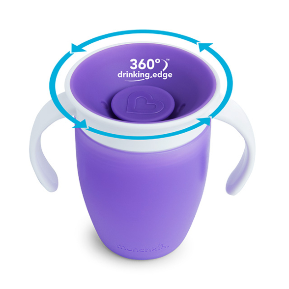 Munchkin Miracle 360° Trainer Cup (6m+) Purple 207ml