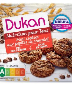 Dukan Mini Oat Cookies with Chocolate Chips 100gr