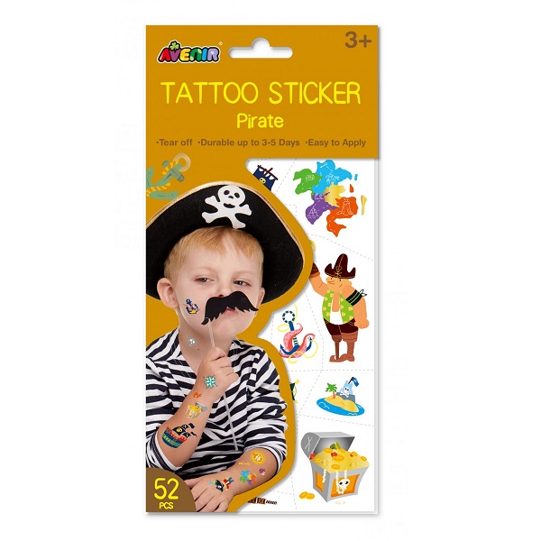 Avenir Tattoo Sticker Stickers - Pirate