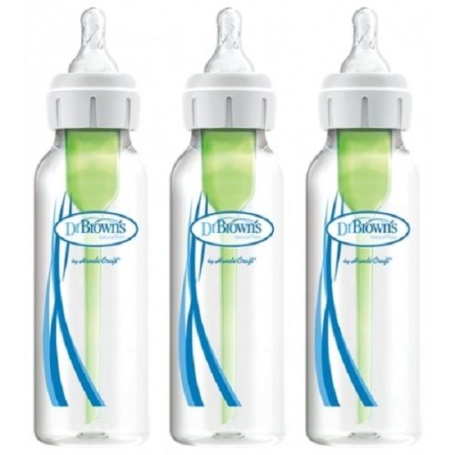 Dr. Brown's Natural Flow Options+ Plastic Bottle With Narrow Neck 250ml 3 pcs