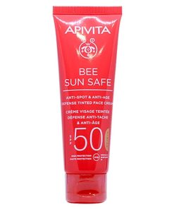 Apivita Bee Sun Safe Anti-Spot & Anti-Age Defense Tinted Face Cream SPF50 50ml