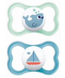 MAM Air 215S Silicone Pacifier Boy (6-16m) 2pcs