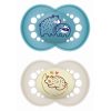 MAM Day & Night 174S Silicone Pacifier Boy (6-16m) 2pcs